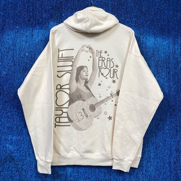 Taylor Swift Beige Eras Tour Hoodie Size XL - Picture 1 of 4